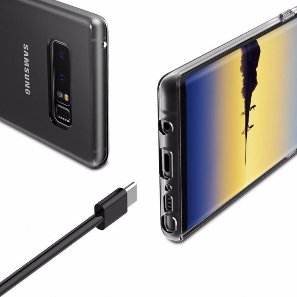 Силиконовый TPU чехол для Samsung Galaxy Note 8 Силиконовый TPU чехол для Samsung Galaxy Note 8