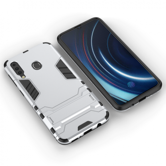 Чехол Duty Armor для Samsung Galaxy M30 / Galaxy A40s (серебряный) Чехол Duty Armor для Samsung Galaxy M30 / Galaxy A40s (серебряный)