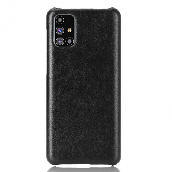 Кожаная накладка-чехол для Samsung Galaxy M31s (черный) Кожаная накладка-чехол для Samsung Galaxy M31s (черный)