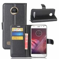 Чехол с визитницей для Motorola Moto Z2 Play (черный)