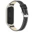 Кожаный ремешок для Xiaomi Mi Band 5 (черный)