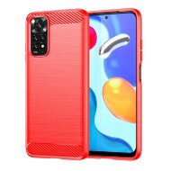 Чехол-накладка Carbon Fibre для Xiaomi Redmi Note 11 / Redmi Note 11S (красный) Чехол-накладка Carbon Fibre для Xiaomi Redmi Note 11 / Redmi Note 11S (красный)