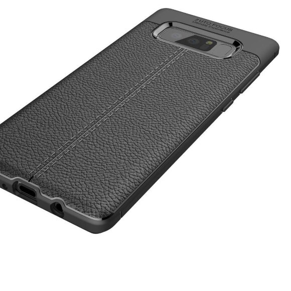 Чехол-накладка Litchi Grain для Samsung Galaxy Note 8 (черный) Чехол-накладка Litchi Grain для Samsung Galaxy Note 8 (черный)