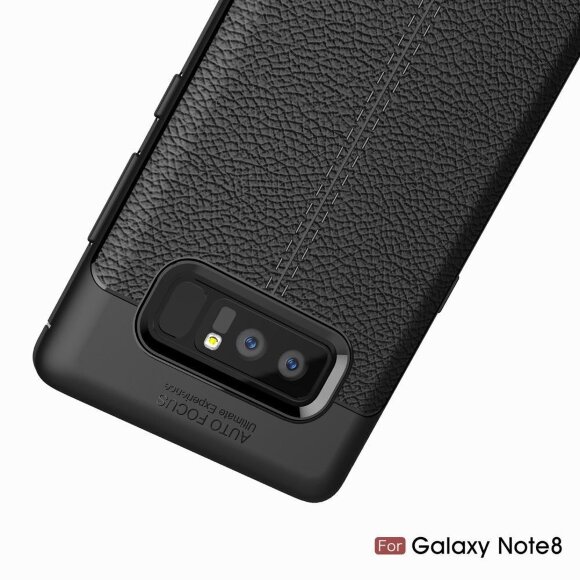 Чехол-накладка Litchi Grain для Samsung Galaxy Note 8 (черный) Чехол-накладка Litchi Grain для Samsung Galaxy Note 8 (черный)