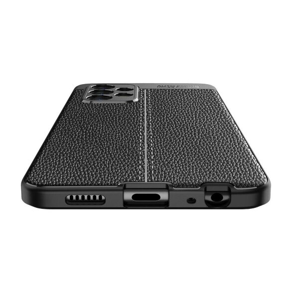 Чехол-накладка Litchi Grain для Samsung Galaxy A23 4G (черный) Чехол-накладка Litchi Grain для Samsung Galaxy A23 4G (черный)