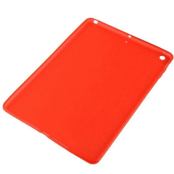 Прозрачный чехол из мягкого пластика для iPad Air 2 (красный) Прозрачный чехол из мягкого пластика для iPad Air 2 (красный)
