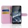 Чехол с визитницей для Nokia 5.1 (розовый)