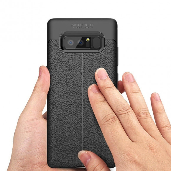 Чехол-накладка Litchi Grain для Samsung Galaxy Note 8 (серый) Чехол-накладка Litchi Grain для Samsung Galaxy Note 8 (серый)