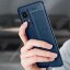 Чехол-накладка Litchi Grain для Xiaomi 12 / Xiaomi 12X / Xiaomi 12S (темно-синий)