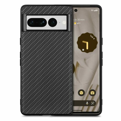 Чехол Carbon Texture для Google Pixel 7 Pro (черный)