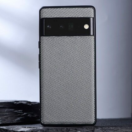 Чехол с текстурой нейлона для Google Pixel 7 Pro (серый)