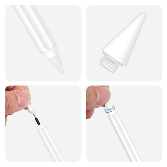 Наконечник для Стилуса GOOJODOQ GD10 Pencil (10th Gen) - 2шт.