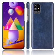 Кожаная накладка-чехол для Samsung Galaxy M31s (синий) Кожаная накладка-чехол для Samsung Galaxy M31s (синий)
