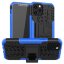 Чехол Hybrid Armor для iPhone 12 Pro Max (черный + голубой)