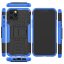 Чехол Hybrid Armor для iPhone 12 Pro Max (черный + голубой)