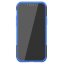 Чехол Hybrid Armor для iPhone 12 Pro Max (черный + голубой)