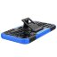 Чехол Hybrid Armor для iPhone 12 Pro Max (черный + голубой)