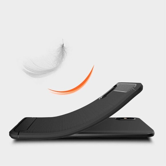 Чехол-накладка Carbon Fibre для Xiaomi Mi 8 Pro / Mi 8 Explorer Edition (черный) Чехол-накладка Carbon Fibre для Xiaomi Mi 8 Pro / Mi 8 Explorer Edition (черный)