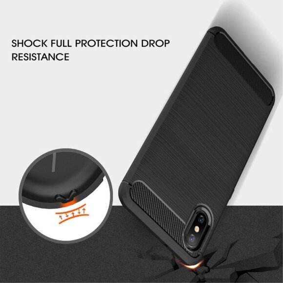 Чехол-накладка Carbon Fibre для Xiaomi Mi 8 Pro / Mi 8 Explorer Edition (черный) Чехол-накладка Carbon Fibre для Xiaomi Mi 8 Pro / Mi 8 Explorer Edition (черный)