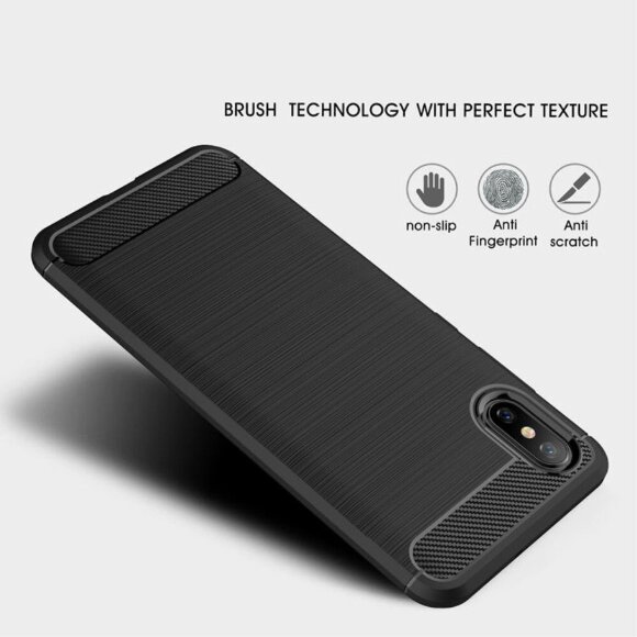 Чехол-накладка Carbon Fibre для Xiaomi Mi 8 Pro / Mi 8 Explorer Edition (черный) Чехол-накладка Carbon Fibre для Xiaomi Mi 8 Pro / Mi 8 Explorer Edition (черный)