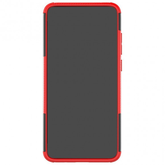 Чехол Hybrid Armor для Xiaomi Redmi Note 8 Pro (черный + красный)