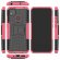 Чехол Hybrid Armor для Xiaomi Redmi 9C (черный + розовый)