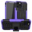Чехол Hybrid Armor для iPhone 12 Pro Max (черный + фиолетовый)