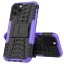 Чехол Hybrid Armor для iPhone 12 Pro Max (черный + фиолетовый)