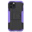 Чехол Hybrid Armor для iPhone 12 Pro Max (черный + фиолетовый)