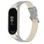 Кожаный ремешок для Xiaomi Smart Band 7 (серый)