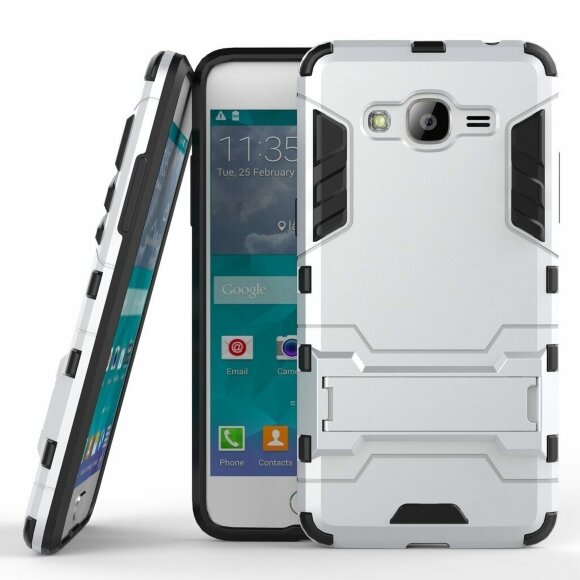 Чехол Duty Armor для Samsung Galaxy J2 Prime SM-G532F (серебряный)