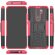 Чехол Hybrid Armor для Xiaomi Redmi Note 8 Pro (черный + розовый)