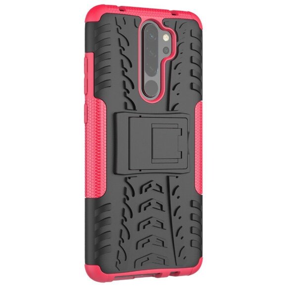 Чехол Hybrid Armor для Xiaomi Redmi Note 8 Pro (черный + розовый) Чехол Hybrid Armor для Xiaomi Redmi Note 8 Pro (черный + розовый)