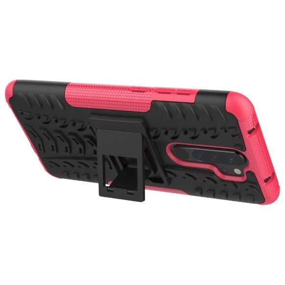 Чехол Hybrid Armor для Xiaomi Redmi Note 8 Pro (черный + розовый) Чехол Hybrid Armor для Xiaomi Redmi Note 8 Pro (черный + розовый)