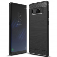 Чехол-накладка Carbon Fibre для Samsung Galaxy Note 8 (черный) Чехол-накладка Carbon Fibre для Samsung Galaxy Note 8 (черный)
