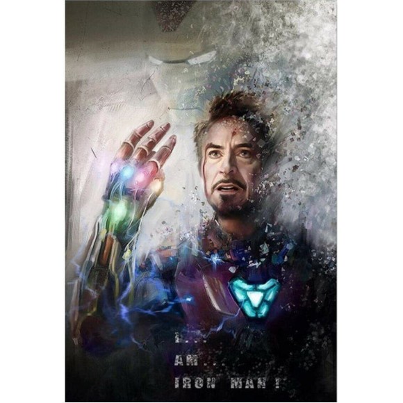 Картина по номерам 40*50 (Iron Man)
