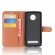 Чехол с визитницей для Motorola Moto Z2 Play (коричневый)