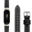 Кожаный ремешок для Xiaomi Smart Band 7 (черный)