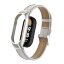 Кожаный ремешок для Xiaomi Mi Smart Band 8, Xiaomi Mi Band 8 (белый)