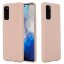 Силиконовый чехол Mobile Shell для Samsung Galaxy S20+ (Plus) (розовый)