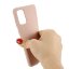 Силиконовый чехол Mobile Shell для Samsung Galaxy S20+ (Plus) (розовый)