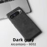 Чехол из алькантары для Google Pixel 9, Pixel 9 Pro (темно-серый)