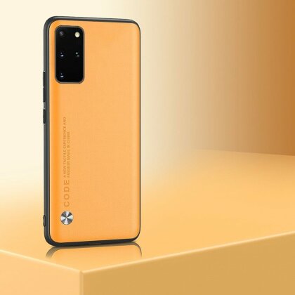 Чехол из искусственной кожи для Samsung Galaxy S20 Plus (желтый)