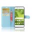Чехол с визитницей для Huawei P10 Plus (голубой)