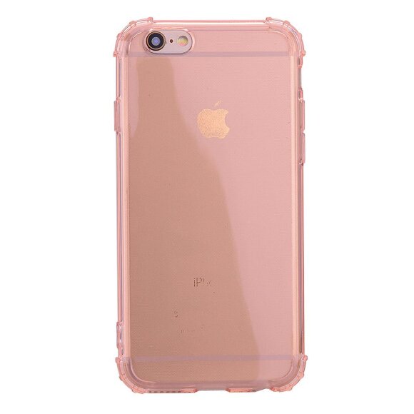 Силиконовый чехол с усиленными бортиками для iPhone 6s / iPhone 6 (розовый) Силиконовый чехол с усиленными бортиками для iPhone 6s / iPhone 6 (розовый)