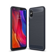 Чехол-накладка Carbon Fibre для Xiaomi Mi 8 Pro / Mi 8 Explorer Edition (темно-синий) Чехол-накладка Carbon Fibre для Xiaomi Mi 8 Pro / Mi 8 Explorer Edition (темно-синий)