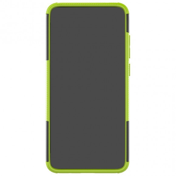 Чехол Hybrid Armor для Xiaomi Redmi Note 8 Pro (черный + зеленый)