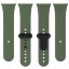 Силиконовый ремешок для Xiaomi Redmi Watch 3, Mi Watch Lite 3 (армейский зеленый)