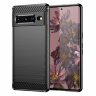 Чехол-накладка Carbon Fibre для Google Pixel 7 Pro (черный)