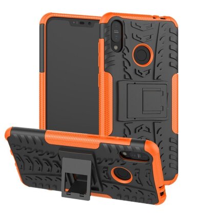 Чехол Hybrid Armor для ASUS Zenfone Max (M2) ZB633KL (черный + оранжевый)